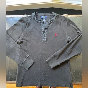 Polo Ralph Lauren long sleeve Henley tee boys medium